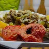 Ленивые голубцы с фаршем и овощами