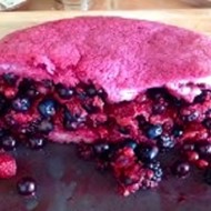 Летний пудинг с ягодами