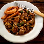 Летняя овощная закуска с цукини и баклажанами