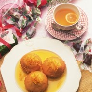 Лимонные кексы в сиропе с базиликом