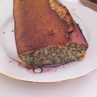 Лимонный кекс с маком