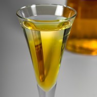 Лимонный ликер с базиликом