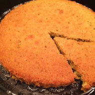 Лимонный пирог с фисташками на скорую руку