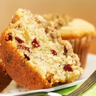 Лимонно-клюквенные маффины