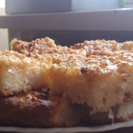 Лимонно-творожный пирог