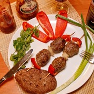 Люля-кебаб из говядины со сладким перцем