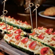 Лодочки из цукини для первокурсников