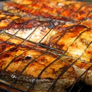 Лосось на гриле с тимьяном