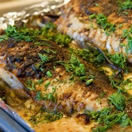 Лосось в сливочном соусе