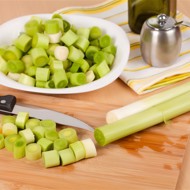 Лук-порей в маринаде