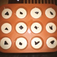 Маффины с шоколадной начинкой