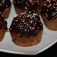 Маффины с шоколадом и бананами