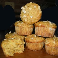 Маффины с тыквой, бананом и морковью