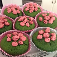 Маффины со шпинатом и белым шоколадом