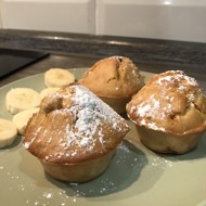 Маффины с бананами и медом