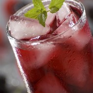 Малиновый лимонад с мятой