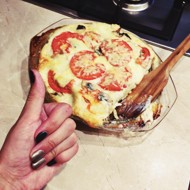 Маникотти (каннеллони) c мясом и грибами