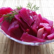 Маринованная капуста со свеклой