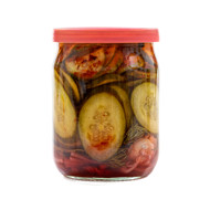 Маринованные огурцы колечками