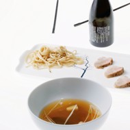 Медовая свинина с лапшой рамен