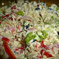 Мексиканский салат с курицей и сладким перцем