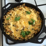 Мидии под сыром