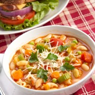 Минестроне с беконом