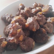 Мясные тефтели с курагой