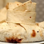 Мясо в армянском лаваше