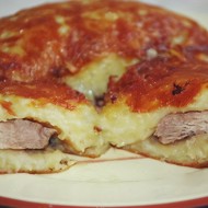 Мясо в картофельной корочке