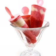 Мятное двухцветное арбузно-цитрусовое мороженое