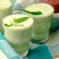 Молочно-фруктовый смузи с мятой