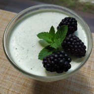 Молочное желе с мятой