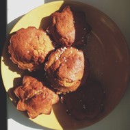 Морковные кексы с овсяными хлопьями