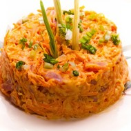 Морковный салат с яблоком и фенхелем