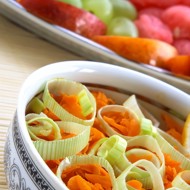 Морковный салат с лимонной заправкой