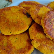 Морковные оладьи на рисовой муке