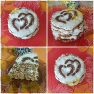 Морковный мини-торт