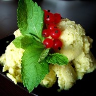 Мороженое из авокадо и лаймов