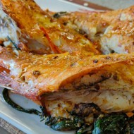 Морской окунь в духовке