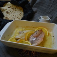 Морской окунь в медово-цитрусовой заправке