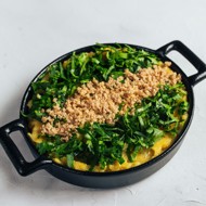 Мшош из чечевицы с пажитником и сухофруктами