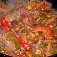 Мясо веревочкой по-китайски