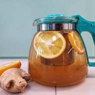 Мятно-имбирный согревающий напиток