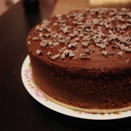 Насыщенный шоколадный чизкейк