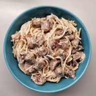 Нежная итальянская паста-жюльен