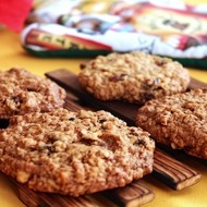 Низкокалорийное овсяное печенье с медом и специями