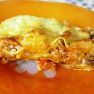 Низкокалорийная лазанья с курицей и грибами