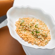 Ньокки из манки с креветками