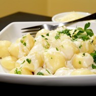 Ньокки со сливками и трюфельным маслом